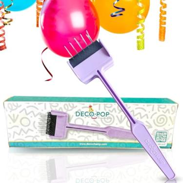Imagem de DECOPOP Popper – Ferramenta decorativa de balões, kit de ferramentas de suprimentos de festa (lilás sonhador)
