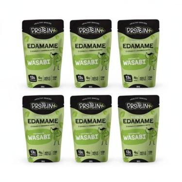 Imagem de Kit 6 Edamame Wasabi Snack Fit 13G Proteina 30G Protein Plus - PROTEIN