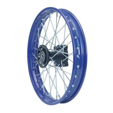 Imagem de Hauertzx Cubo de aro de roda compatível com 70CC 90CC 110CC 125CC 140CC 150CC 160CC Off Road Motocross Pit Dirt Rocket Bike (azul, 60/100-14 polegadas 12 mm)