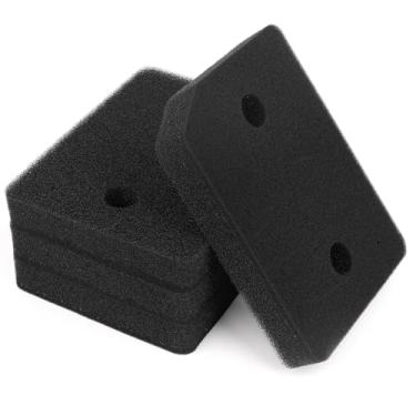 Imagem de 4 peças de substituição de filtro de rodapé 9164761 para secadora Miele T1 filtro de espuma compatível com bomba de calor Miele T1 secadora