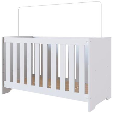 Imagem de Berço Mini Cama 3 Em 1 La003 Branco Comm Branco