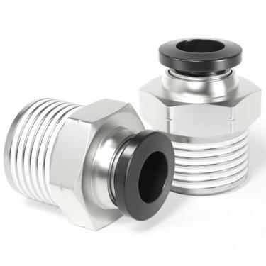 Imagem de Pressione para conectar os acessórios TAILONZ PNEUMATIC PC-1/4-N4 (x20