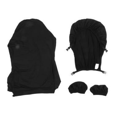 Imagem de Capa protetora para cadeira de jogos Capa extensível à prova de poeira com capas de apoio de braço para sala de jogos Cadeira de escritório Cadeira de computador Tecido de