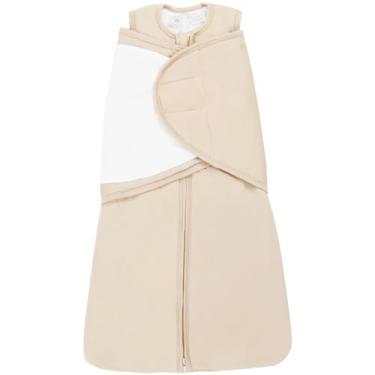 Imagem de littogoose Saco de dormir 1.0 TOG Preemie, cobertor ajustável para bebês recém-nascidos de 0 a 6 meses, Aveia, P