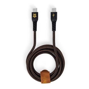 Imagem de Cabo USB-C para USB-C Preto Hogwarts Harry Potter Iwill
