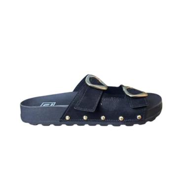 Imagem de Tamanco Feminino Moleca 5436440 – Salto Baixo, Confortável, Casual, Moda Dia a Dia (Preto, BR, Adulto, Numérico, 36)