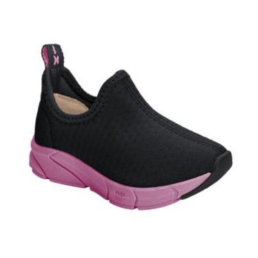 Imagem de Tênis Infantil Energy Respitec Preto Magenta Kidy 041-1181-6407-Feminino