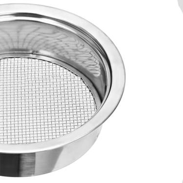 Imagem de RNXRZANK Conjunto de Peneira de Solo com Malhas Intercambiáveis, Ferramenta para Jardim, Peneira para Vasos, Terra Vegetal, Pedras, Areia, Pá verde de 5 malhas, Tamanho real