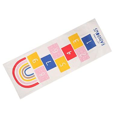 Imagem de Zerodis Tapete de Amarelinha Infantil Produtos de Maternidade para Bebês Atividades para Bebês Equipamento de Jogos Internos Equipamento de Jogos Internos Tapete de área 78,7X29,1In para Quarto e