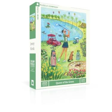 Imagem de New York Puzzle Company - Jenny Kroik Queen of The Green - Quebra-cabeça de 500 peças para adultos por Jenny Kroik