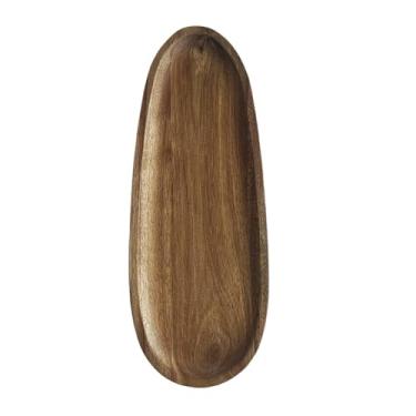 Imagem de Generic Bandeja de madeira para servir queijos, aperitivos, travessa versátil, prato para doces, tigela para bebidas, sobremesas de café da manhã