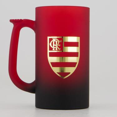 Imagem de Caneca Flamengo Chopp Acrílico Vermelha-Unissex