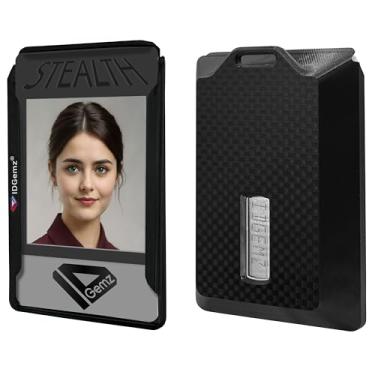 Imagem de IDGemz Suporte de crachá para tokens RSA SecurID - Stealth Black - comporta até 4 emblemas (comporta 1 token)