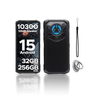 Imagem de KONXISA Capa para DOOGEE Blade 20 Play 5G, capa de telefone com fivelas e cordões, capa protetora de material TPU premium, capa protetora resistente a arranhões e quedas, preta