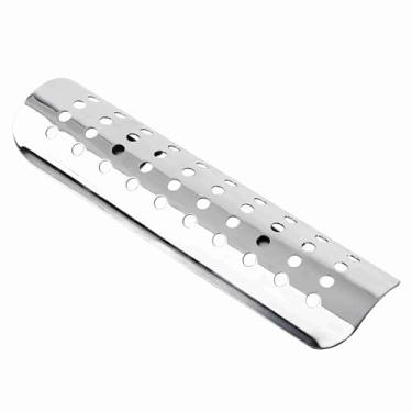 Imagem de Generic Escudo de Isolamento Térmico para Tubo de Escape de Motocicleta, Capa de Metal Durável para Helicópteros, Cruzadores, Tubos de Escape de 50mm-70mm, Preto (#02)