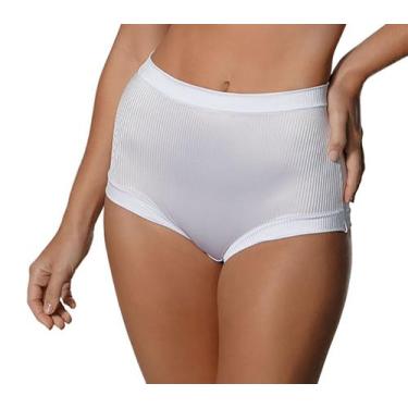 Imagem de Calcinha Calça Bourbon Demillus Feminina 026406, Branco, P