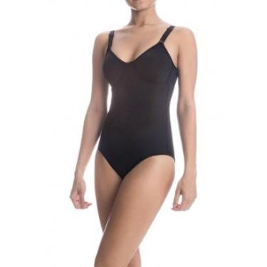 Imagem de Modelador Body Em Cetinete Alta Compressão Sem Bojo - Duloren-Feminino
