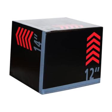 Imagem de YIJU Caixa de Salto Pliométrico 3 em 1, Treinamento de Força, Equipamento Versátil para Exercícios de Salto, Caixa de Subida para Academia em Casa, Style B