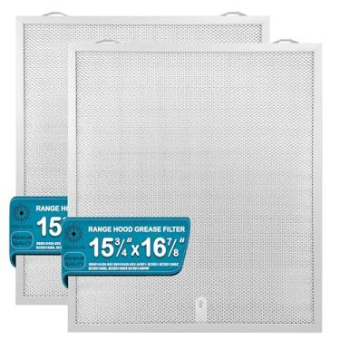 Imagem de Filtro de graxa de substituição S99010430-003 – Compatível com filtro de exaustor de cozinha Broan NuTone HPFA136 – Malha de alumínio resistente de 5 camadas – Serve para exaustor de 38 cm x 40 cm x 3