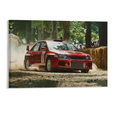 Imagem de HouLaiZhe Drift Jdm Lancer Sports Cool Posters Tela Estética Decoração de Quarto Pintura de Parede Impressões Sala de Galeria Decoração de Parede para Quarto Sala de Estar Escritório 11 x 17 polegadas