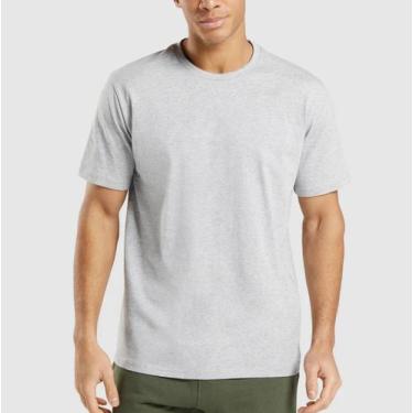 Imagem de Camiseta Básica Lisa 100% Algodão Camisa Malha Leve Manga Curta - Wist