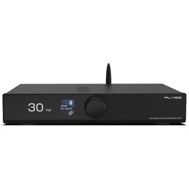 Imagem de SMSL AL400 All-in-One Hi-Fi Decodificador/pré-amplificador/amplificador de potência de fono TPA3255 amp e chip dac CS43141 Full MQA, MM e MC Cartucho HDMI (eARC), para TV Home Theater, Subwoofer