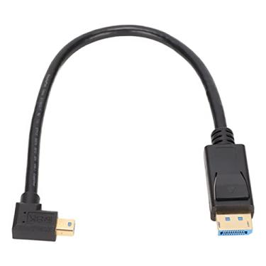 Imagem de aqxreight Adaptador DP para Minidp Multifuncional Suporta 8K 60Hz 4K144Hz Transmissão Bidirecional Adaptador Mini DisplayPort Curva para Cima Com para Imagem até HD de 8K para Minidp (90 graus