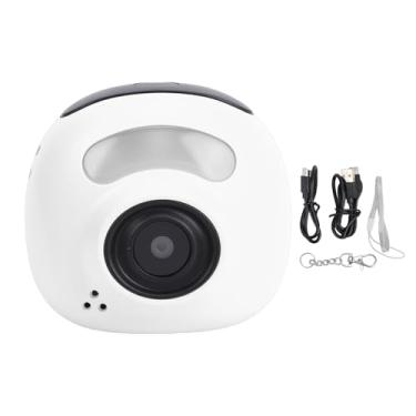 Imagem de Bewinner Mini Câmera Digital Com Chaveiro para Fotografia, Gravador de Vídeo Digital HD 48MP 1080P Com Tela de 1,47 Polegadas, Microfone Embutido, Pequenas Câmeras para Estudantes, (Branco)