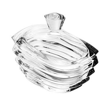 Imagem de Bohemia Bomboniére de Vidro Sodo-Cálcico com Titânio Wave Rojemac Transparente Vidro