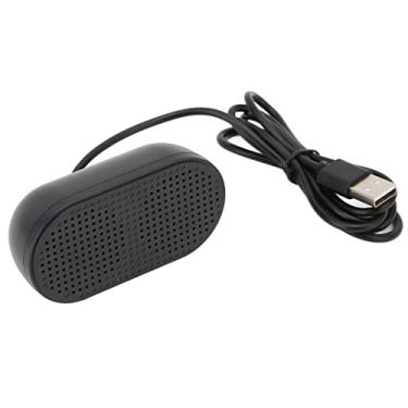 Imagem de Cryfokt Som Estéreo da Placa de Som Dos Alto-falantes Duplos de Usb Incorporado para o Computador Portátil, Preto 1.1m do Abs da Relação de Usb para Entusiastas Filme