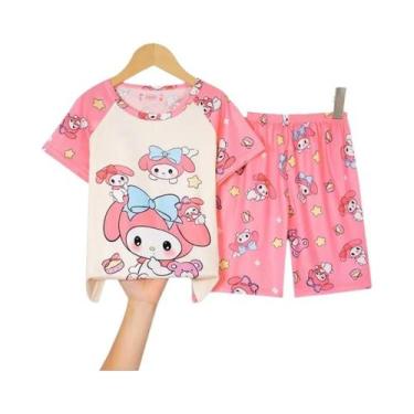 Imagem de Conjunto De Pijamas Masculinos Disney Mickey Mouse Azul Verão Duas Peç