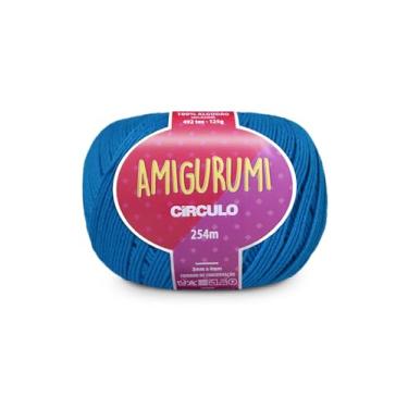 Imagem de Linha Fio Amigurumi Círculo 125g 254m 100 Algodão Mercerizado Crochê Tricô Artesanato Colorido (2618 - PLANETA)