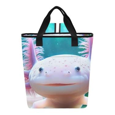 Imagem de Joitme Mochila térmica de praia Axolotl com animais fofos, à prova d'água, 36 latas, mochila refrescante para mulheres e viagens