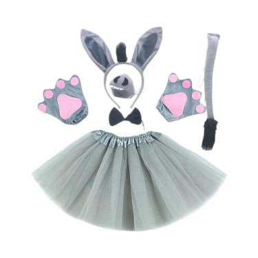 Imagem de Fantasia De Cosplay De Burro Para Crianças E Adultos, Com Tiara, Grava