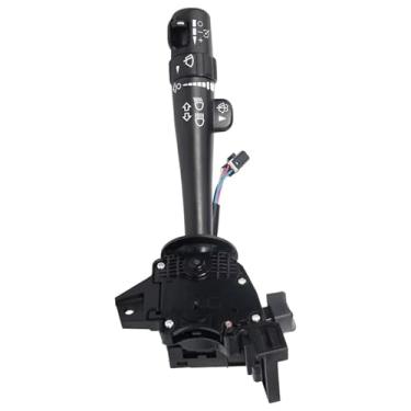 Imagem de Interruptor de seta na direção compatível com Chevrolet Avalanche 1500 2500 e SSR 2003 2004 2005 2006, interruptor de alavanca de controle de cruzeiro automático combinado 2330856