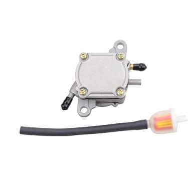 Imagem de GOOFIT Kit de montagem de bomba de gás combustível interruptor de válvula Petcock para GY6 50cc 70cc 90cc 110cc 125cc 150cc 200cc 250cc scooter ciclomotor Go Kart ATV