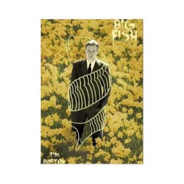 Imagem de Pôster De Filme Vintage Big Fish, Impressão Artística Para Decoração D