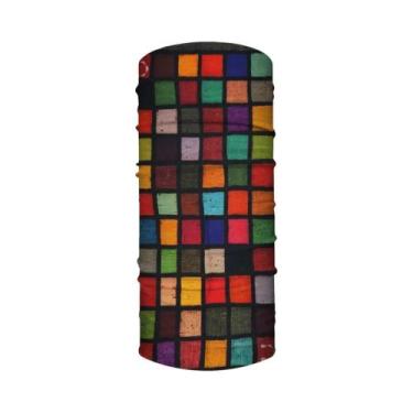 Imagem de Balaclava Geométrica Para Ciclismo À Prova De Vento Para Homens E Mulh