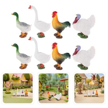Imagem de TOYANDONA Brinquedos Realistas de Animais de Fazenda - Miniaturas de Plástico Com, Pato E Ganso para Brincadeiras Educativas Em Casa, Na, Decoração de Fazenda para Páscoa, Aniversários E Natal (8