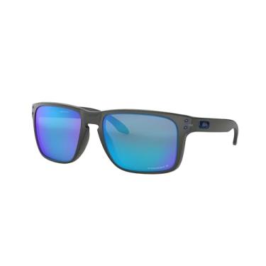 Imagem de Óculos de Sol Oakley Polarizado Holbrook Xl 0OO9417 941709 Tam 59 / Cinza Escuro - Lentes Prizm Sapphr Irid Polar