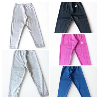 Imagem de Kit 5 Calça Legging Lisa Sortida Escolar Menina - Lilikidsstore, 1
