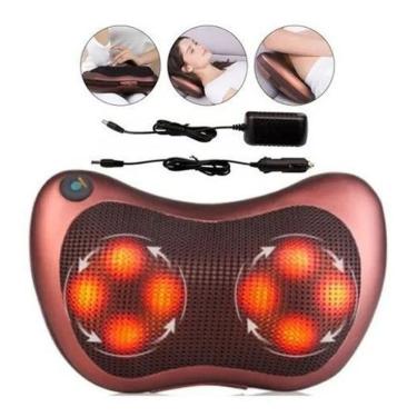 Imagem de Massageador Pescoço Lombar Bolas Massageadoras Veicular