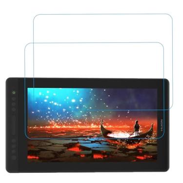 Imagem de Vanenmo Protetor de tela Paperfeel compatível com o tablet de desenho Kamvas Pro 16, filme fosco antirreflexo, antirarranhões, película protetora de dureza 6H com kit de fácil instalação (2 peças)