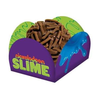 Imagem de Porta Forminha Festcolor Slime Docinhos 40 Und