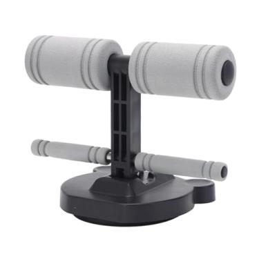 Imagem de Vaveren Barra de exercícios abdominais com ventosa, portátil, para treinamento abdominal em casa, no escritório e na academia. Dobrável e ideal para, Preto