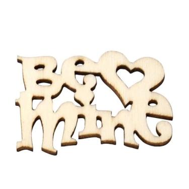 Imagem de 15pcs conjunto Sinal de Mesa Madeira Estilo Vintage Rustic BE MINE Ornamentos Placa Decoração DIY para Casamento e Festa Cartões Recepção Indoor Ambie