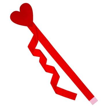 Imagem de predolo Guirlanda de Fita em Formato de Coração para o Dia dos Namorados, Ideal para Embrulhar Presentes, Decorar Árvores de Natal e Criar Enfeites Artesanais, Vermelho