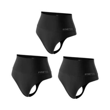 Imagem de Calcinhas plus Size Sem Costura De Cintura Alta Para Mulheres, G-Strin