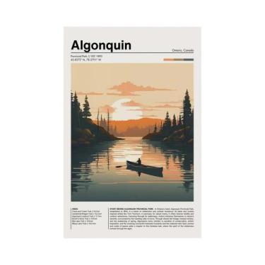 Imagem de Impressão Em Tela Vintage Retro De Aventura Na Montanha, Decoração Art