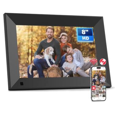 Imagem de Arktronic Frameo Porta-Retratos Digital Smart Wifi de 10,1" 32 Gb, Porta-Retratos Digital com Tela de Toque Ips Hd, Fácil de Usar, Compartilhe Fotos/Vídeos Via Aplicativo Frameo Presente para Pais Hom